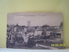 Delcampe - CHARROUX (VIENNE) VUE GENERALE. - Charroux