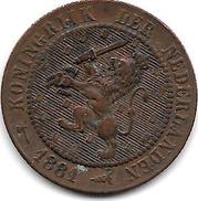 *netherlands 2,5 Cents 1881 Km 108   Vf+ !! - 1849-1890 : Willem III