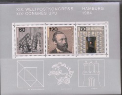 Bund Block 19 Weltpostkongress Heinrich Von Stephan Postfrisch MNH ** - 1981-1990