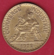 France 1 Franc Chambre De Commerce - 1922 - SUP/FDC - Autres & Non Classés