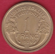 France 1 Franc Morlon 1939 - SUP - Altri & Non Classificati