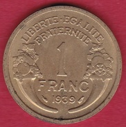 France 1 Franc Morlon 1939 - SUP - Andere & Zonder Classificatie