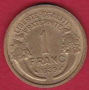 France 1 Franc Morlon 1939 - SUP - Andere & Zonder Classificatie