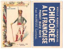 (Chromos) 103, Chicorée à La Française, Militaria 89 Dragon 1764 Officier - Tea & Coffee Manufacturers