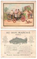 (Chromos) 008, Au Bon Marché, Le Maitre Jacques De L'Automobile à La Fois Cocher &amp; Cuisinier - Au Bon Marché