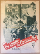 Affiche Cinéma Originale Du Film UN EMULE DE CARTOUCHE 1954 De STEVE SEKELY Avec RICHARD BASEHART Et PATRICIA ROC - Affiches & Posters