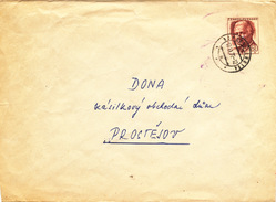L3481 - Czechoslovakia (1972) Komorní Lhotka (Postal Stationery: President Ludvik Svoboda (1895-1979)) Handmade Postmark - Buste