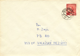 L3488 - Czechoslovakia (1978) Karlovy Vary 17 (Postal Stationery: President Gustav Husak (1913-1991)), Handmade Postmark - Enveloppes
