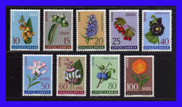 1961- Yugoslavia - Sc. 597-605 - NSG - YU-123 - Unused Stamps
