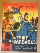 Affiche Cinéma Originale Du Film LA REINE DES BARBARES De SERGIO GRIECO 1961 - Affiches & Posters