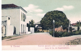 POSTCARD AFRICA SÃO TOME AND PRINCIPE - CASA SALVADOR LEVY & Ca. NO ESPALMADOURO - Sao Tome Et Principe