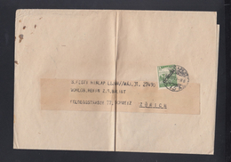 Hungary Large Wrapper To Switzerland - Lettres & Documents