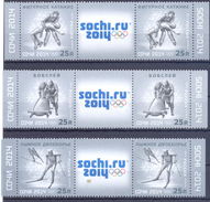 2013. Russia, Winter Olympic Games Sochi, 2 Sets With Labels, Mint/** - Nuovi