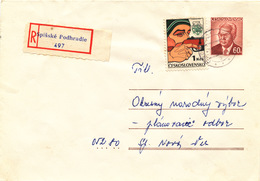 L3492 - Czechoslovakia (1977) 053 04 Spisske Podhradie (Postal Stationery) R-letter; Tariff. 1,60 Kcs - Omslagen