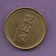 FICHAS - MEDALLAS // Token - Medal - A E M  (1) - Autres & Non Classés
