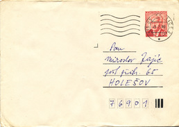 L3499 - Czechoslovakia (1980) 415 02 Teplice 2 (Postal Stationery: President Gustav Husak (1913-1991)); Machine Postmark - Enveloppes