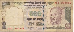 BILLETE DE LA INDIA DE 500 RUPEES    (BANKNOTE) DIFERENTES FIRMAS - Indien