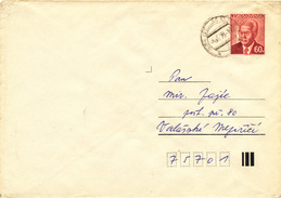 L3500 - Czechoslovakia (1979) 434 01 Most 1 (Postal Stationery: President Gustav Husak (1913-1991)); Handmade Postmark - Covers