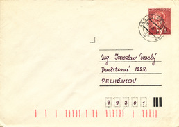 L3506 - Czechoslovakia (1986) 149 00 Praha 415 (Postal Stationery: President Gustav Husak (1913-1991)) - Sobres