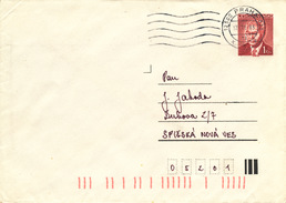 L3509 - Czechoslovakia (1983) 125 00 Praha 025 (Postal Stationery: President Gustav Husak (1913-1991)) - Enveloppes