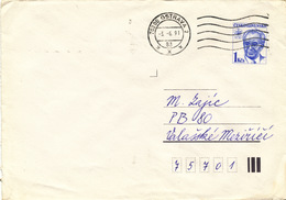 L3513 - Czechoslovakia (1991) 702 00 Ostrava 2 (Postal Stationery: President Gustav Husak (1913-1991)) - Covers