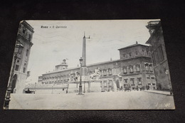 Roma - Il Quirinale (animé Monument Calèche Cheval Exposition D'art ) Envoyer 1911 Sans Timbre - Exhibitions