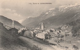 LANSLEBOURG  73  SAVOIE   CPA    ENTREE DU VILLAGE - Otros & Sin Clasificación