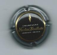 128 CH - CHAMPAGNE Nicolas Feuillatte - Fond Noir Pourtour Gris - Feuillate