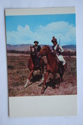 Kyrgyzstan. "Catch The Girl" Traditional Game. Horse. -  1974 Postcard - Regional Games