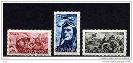 Slovakia 1943 Mi 121-3 ** - Neufs