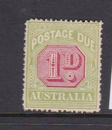 Australia Postage Due Stamps SG D80a  1912-23 One Penny  Perf 14 Mint Never Hinged - Segnatasse