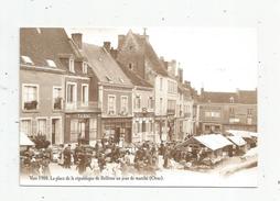 Cp , Reproduction , Commerce , Un Jour De Marché , Vers 1900 , La Place De La Répubique De BELLÊME , Vierge , Orne - Marchés