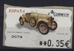 ESPAGNE SPANIEN SPAIN ESPAÑA 2003 CLASIC CARS AMILCAR 1927 Museo Historia Automocion - Salamanca  MNH 0.35€ ED 88 Y - Servizi