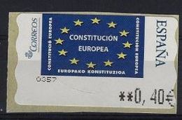 ESPAGNE SPANIEN SPAIN ESPAÑA 2005 EUROPEAN CONSTITUTION MNH 0.40€  ED 114 YV 108 - Servicios