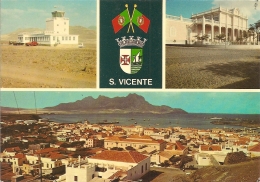 CV - S. Vicente - Cabo Verde - Ed. Cômer N° 407 (escrito / écrite 1973) - [Sao Vicente - Blason - Tour De Contrôle] - Cap Vert