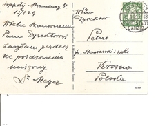 Dantzig ( CP De 1929 De Zoppot Vers La Pologne à Voir) - Storia Postale