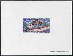 Afars & Issas 1969, Building, High Commision Palace, Epreuve Deluxe Proof Sheet In Issued Colours - Ungebraucht