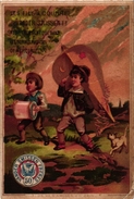 6 Chromos Serie Compl PUB Fil à Coudre VanderSmissen Romanet Calendrier 1883 Calendar Cerf Volant Kytes Drachen Vliegers - Small : ...-1900