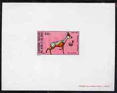 Afars & Issas 1973, Wild Animals 50f  (Dalt's Dik-Dik) Deluxe Sheet In Full Issued Colours - Ongebruikt