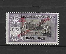 ETS FRANCAIS DANS L'INDE - N° 166 - Unused Stamps