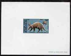 Afars & Issas 1975, Wild Animals 200f (Aardvarks) Deluxe Sheet In Full Issued Colours - Neufs
