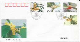 ⭐ Chine - FDC - Premier Jour - Fleurs - 1995 ⭐ - 1990-1999