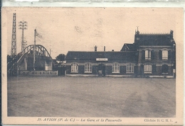 PAS DE CALAIS - 62 - AVION - Gare Et Passerelle - Avion