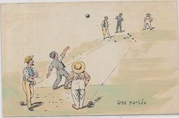 CPA Jeu De Boules Pétanque Non Circulé - Juegos