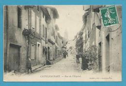 CPA Rue De L'Hôpital CALTELNAUDARY 11 - Castelnaudary