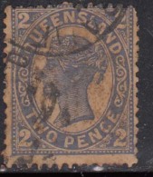 2d Used 1906, Watermark W6, Queensland , As Scan - Gebruikt