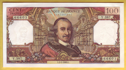 BILLET FRANCAIS - 100 Francs Corneille 2-1-1969 SPL - 100 F 1964-1979 ''Corneille''