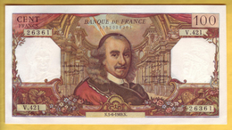 BILLET FRANCAIS - 100 Francs Corneille 5-6-1969 NEUF - 100 F 1964-1979 ''Corneille''