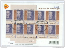 NEDERLAND * NVPH V3000 3000 10 X 1 * BLOK * NETHERLANDS * POSTFRIS GESTEMPELD * C.W. Euro 20.00 - Gebruikt