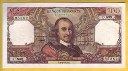 BILLET FRANCAIS - 100 Francs Corneille 6-2-1975 Presque NEUF - 100 F 1964-1979 ''Corneille''